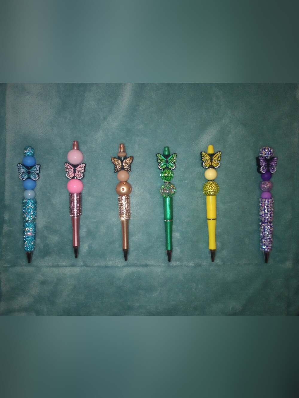 Handmade Beaded Butterfly Pens - Pick One